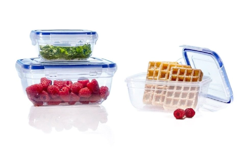 ALPFA Frischhaltedose Frischhaltedosen Set 3tlg. 802322 Gefrierdosen, Kunststoff, (Spar-Set, 3-tlg., 3 teiliges Set), BPA-frei