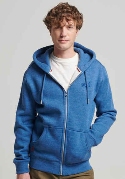 Superdry Kapuzensweatjacke ESSENTIAL LOGO ZIP HOODIE