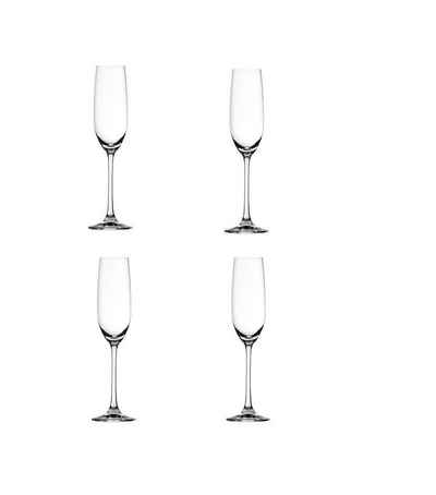 SPIEGELAU Sektglas Spiegelau Salute Champagnerglas 4er set, Glas