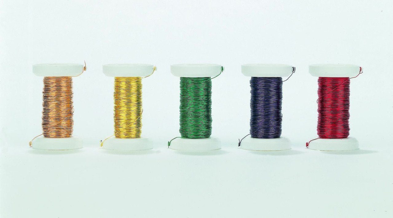 Basteldraht Glorex Lackdraht grün, 0,25 mm x 40 m