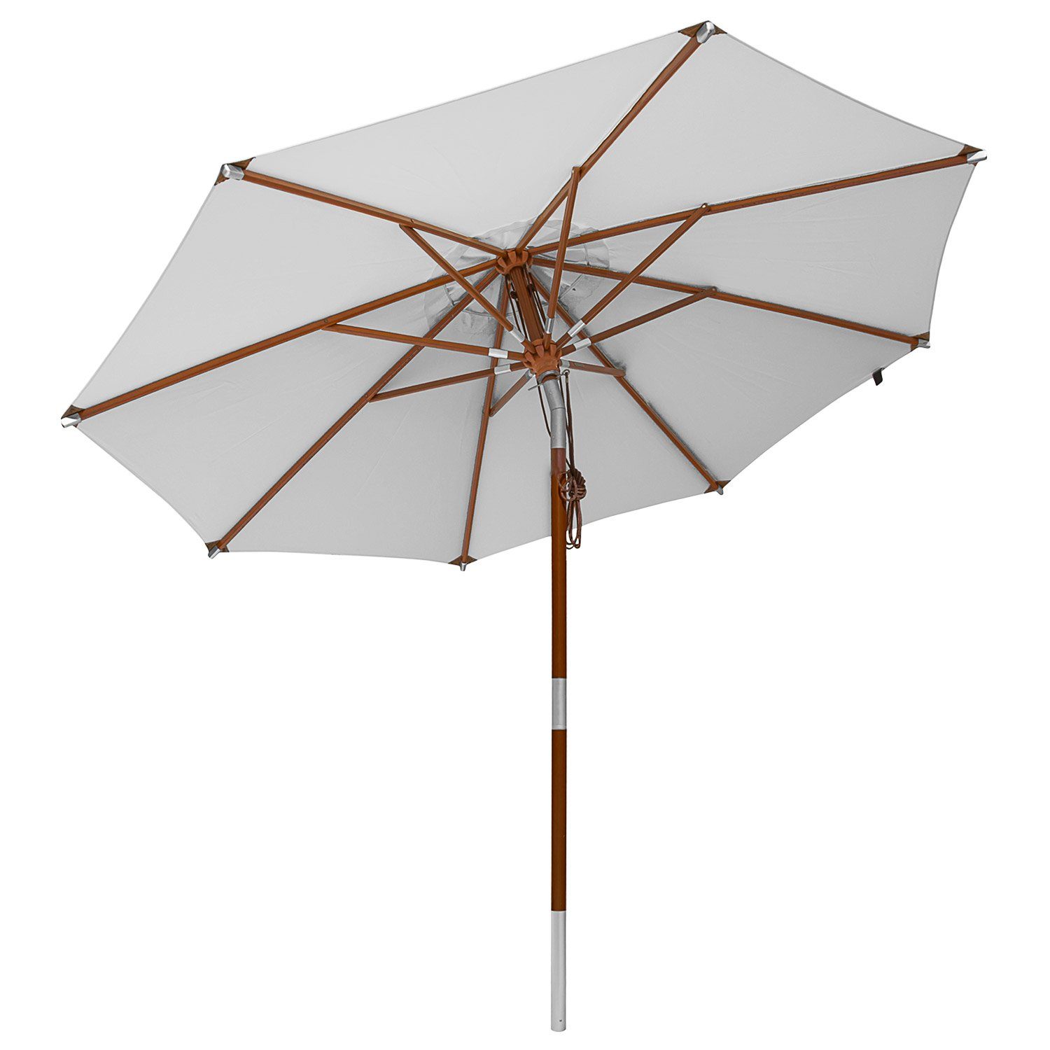 anndora-sonnenschirm Sonnenschirm 3m rund Knickbar Dreh-Kipp-Mechanismus, günstig online kaufen
