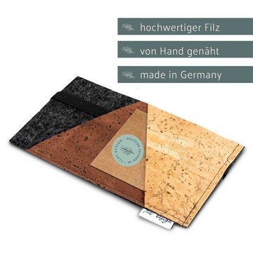 flat.design Handyhülle Filz für Xiaomi Redmi Note 11, Schutzhülle Filzhülle Filztasche Filz Hülle Tasche handmade in Germany