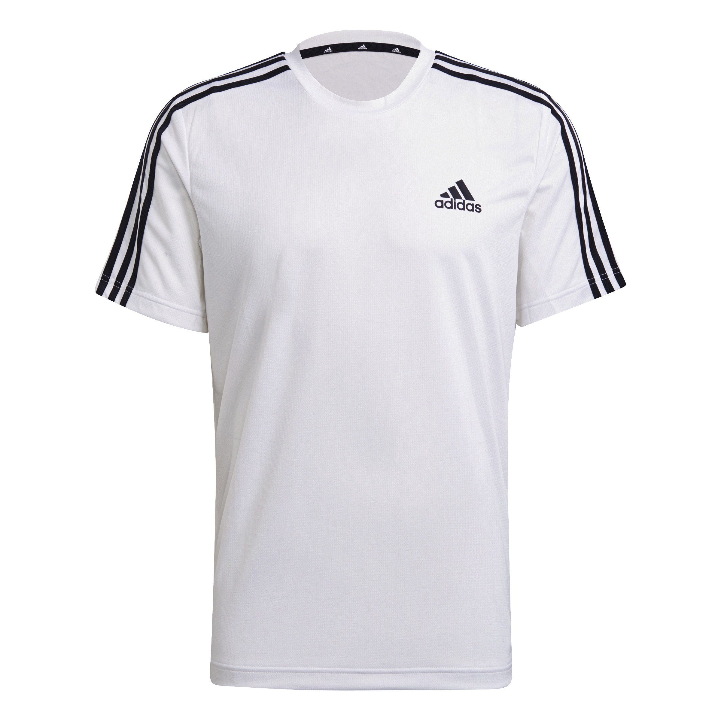 adidas Sportswear Kurzarmshirt M 3S T,WHITE weiss-schwarz-pink
