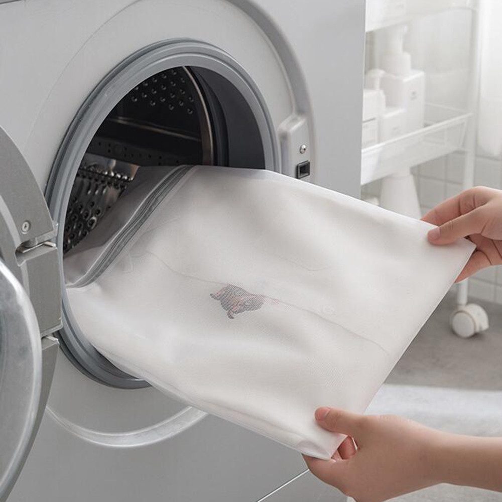 Zaewry Wäschenetz 3 Stück Wäschesäcke mit Wabenstruktur, Wäschenetz für Waschmaschine, mit Reißverschluss Wäschebeutel Ideal für Feinwäsche
