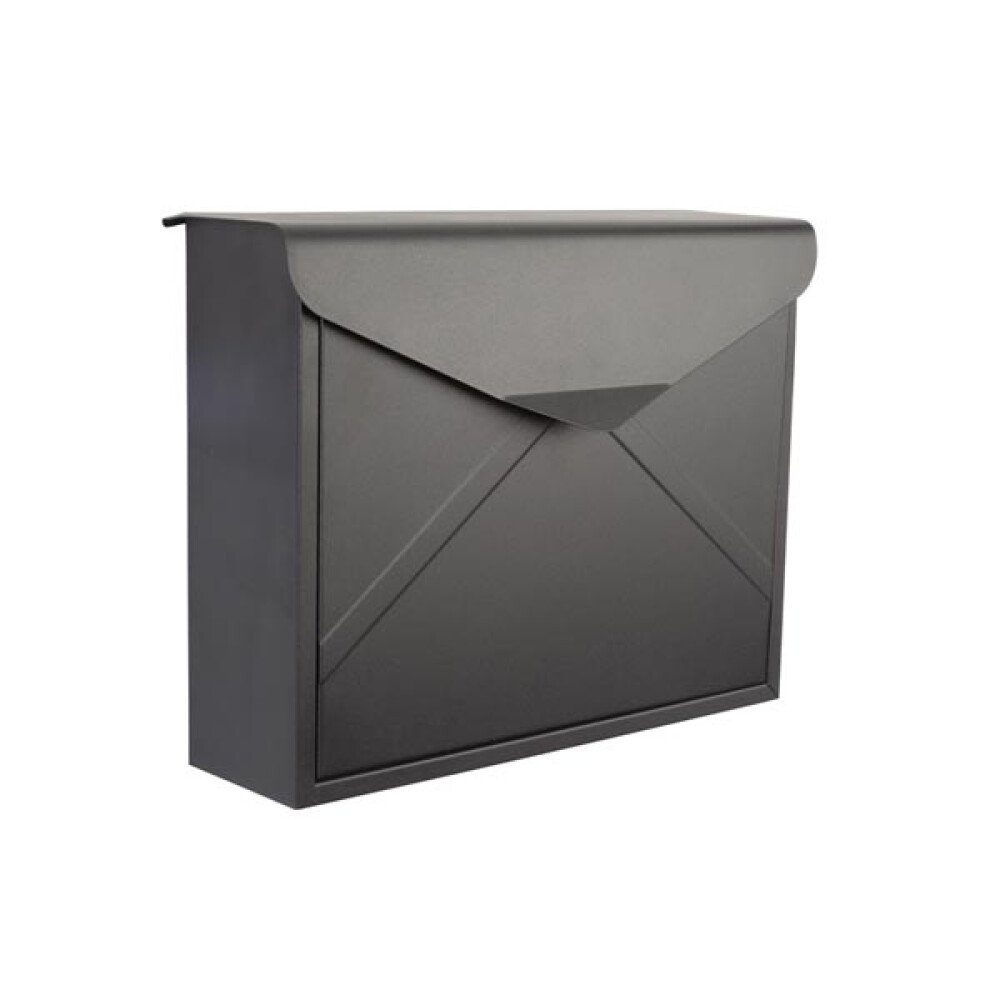 PEREL Briefkasten Perel Briefkasten Verona, Wandmontage oder freistehend, inkl. 2 Schlüs (1-St)
