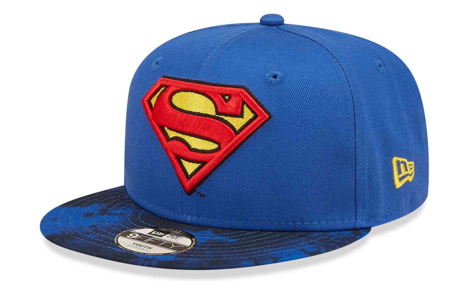 New Era Snapback Cap DC Comics Superman Kids Trucker