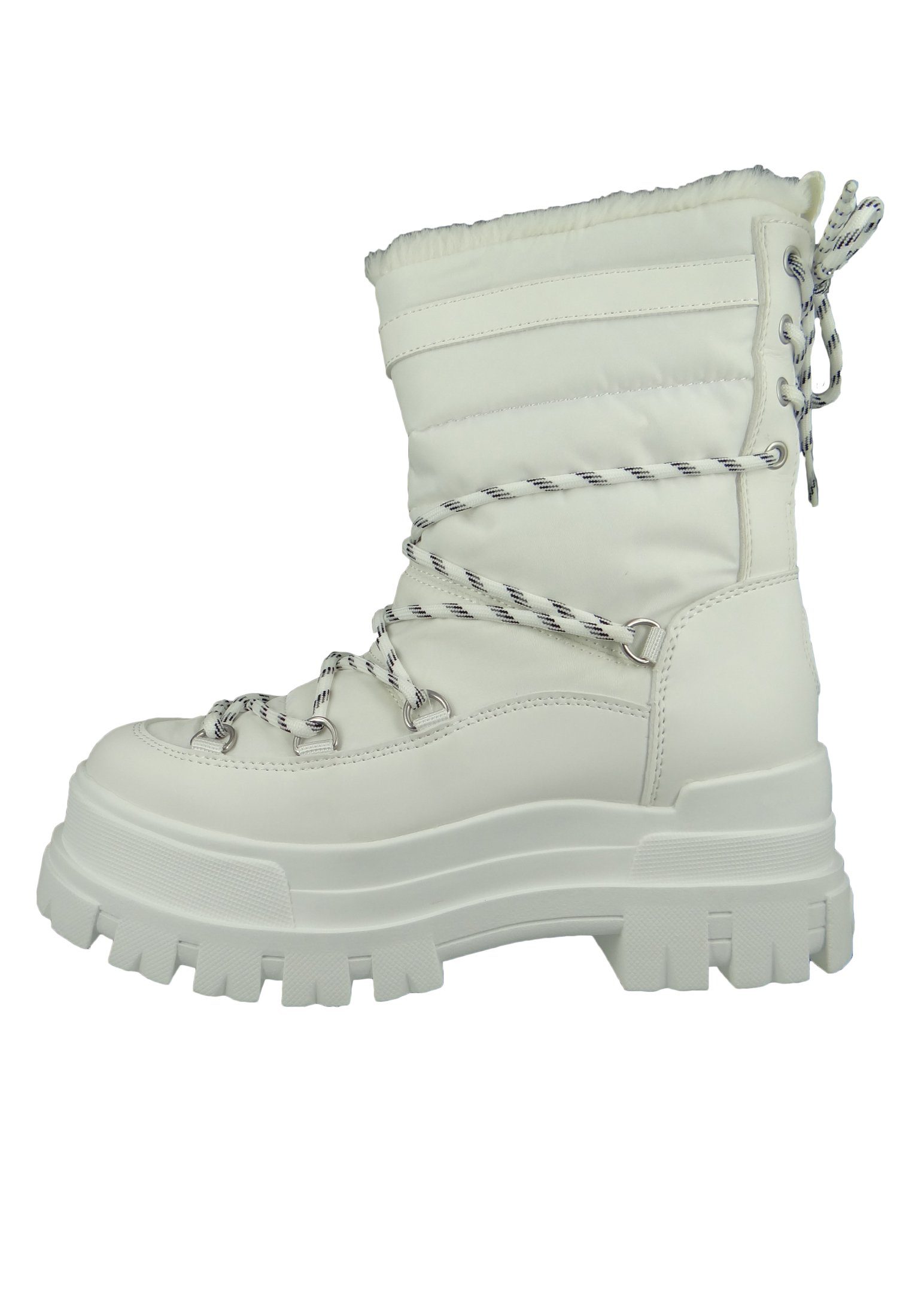 Buffalo 1622181 Aspha Blizzard Warm White gebraucht Stiefelette
