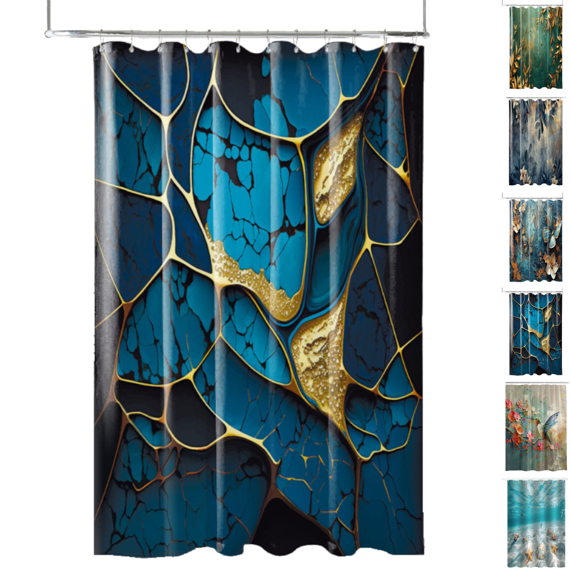 Sanilo Duschvorhang mit Motiv, viele schöne Duschvorhänge zur Auswahl, Breite 180 cm, 100% wasserdicht, Anti-Schimmel-Effekt, hochwertige Qualität