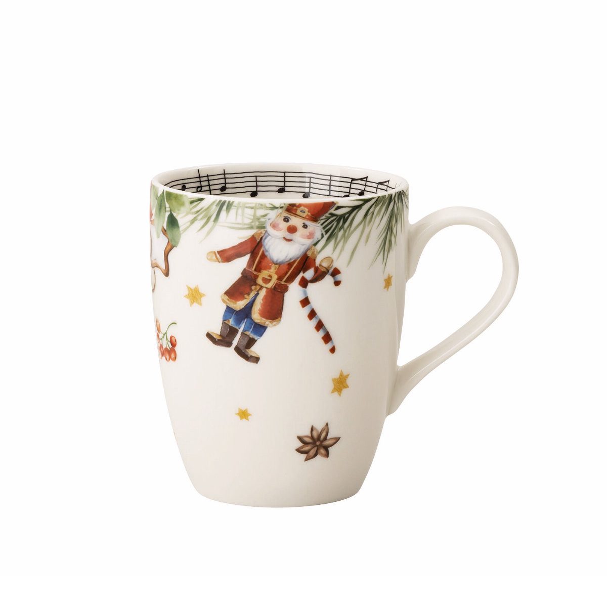 Hutschenreuther Becher Sammelserie Weihnachtslied 2026 Weihnachtsgeschirr, Porzellan, 0,36 L