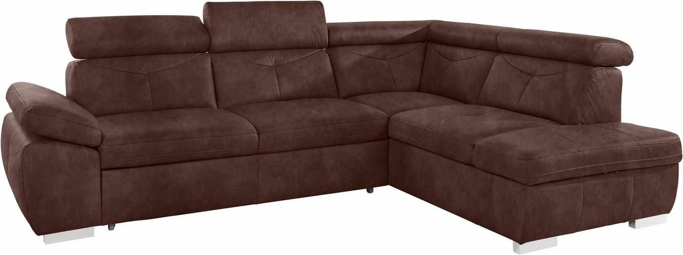 exxpo - sofa fashion Ecksofa, wahlweise mit Bettfunktion und Bettklasten-HomeTrends
