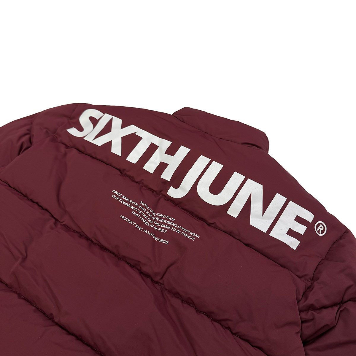 Sixth June Steppjacke Logo-Print