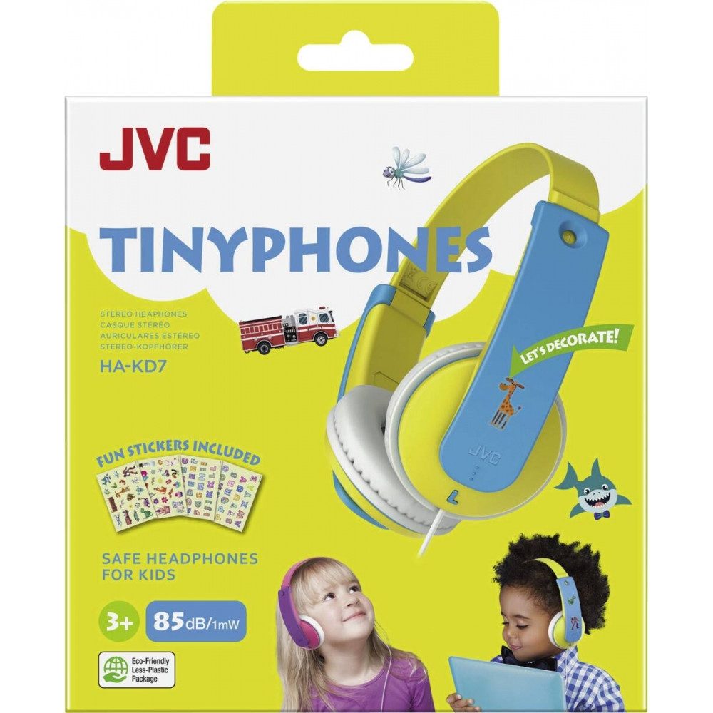 JVC Kinder-Kopfhörer (Ideal für Kinder mit reduzierter Lautstärke, Kindgerechte Розмір ab 3 Jahren geeignet)