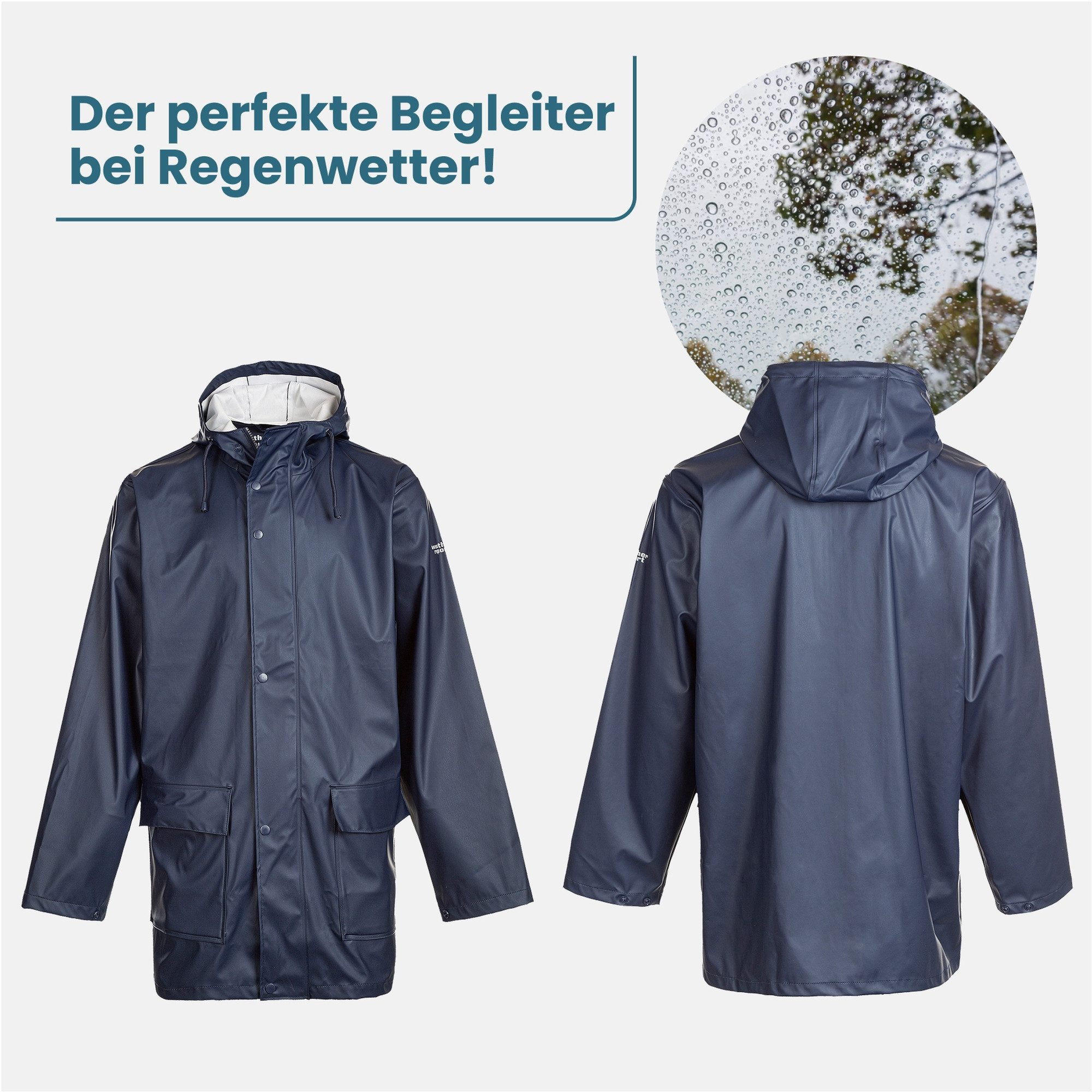 WEATHER REPORT Regenjacke Torsten mit verschweißten Nähten – Bild 5 von 5