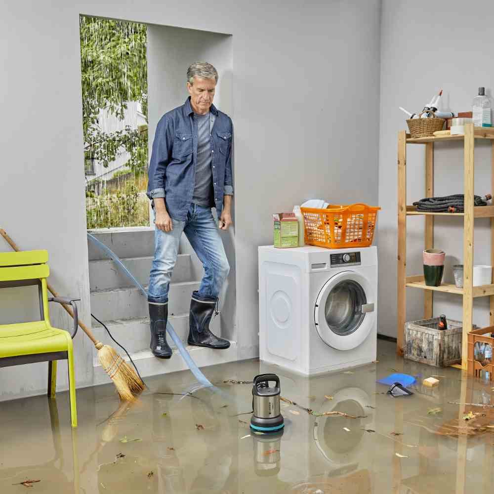 GARDENA Wasserpumpe Schmutzwasser-Tauchpumpe 16000