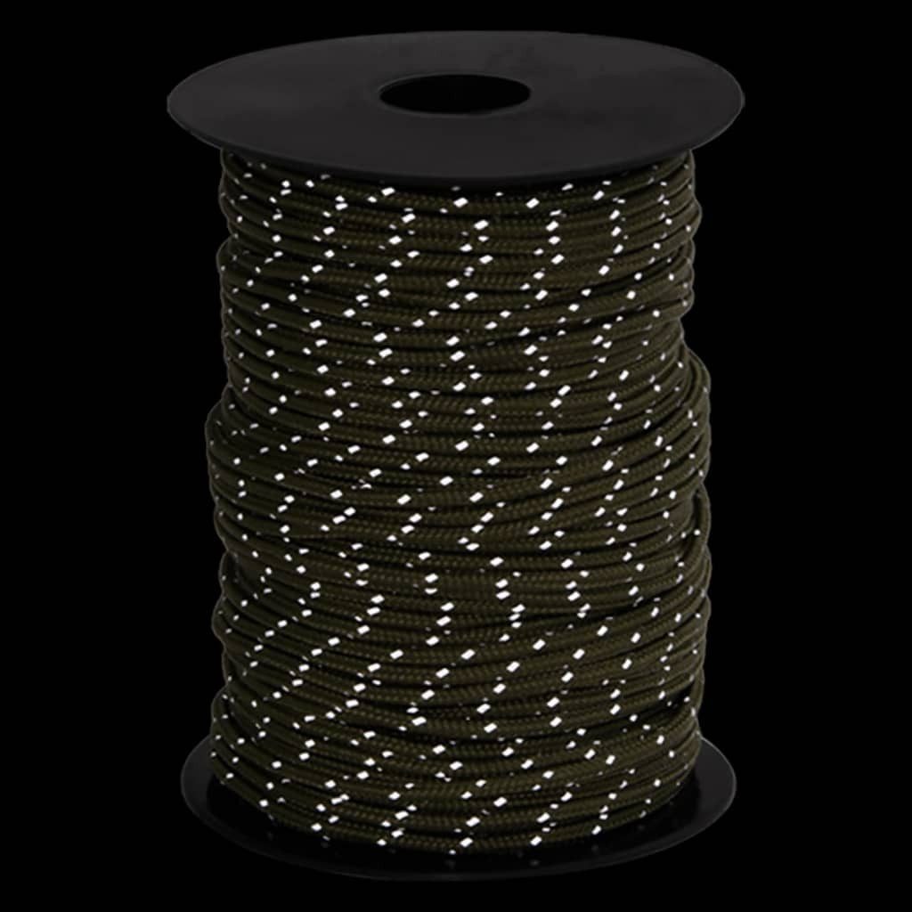 vidaXL Zeltleine Reflektierend mit Seilspannern 50 m 3 mm Abspannleine (1-tlg)