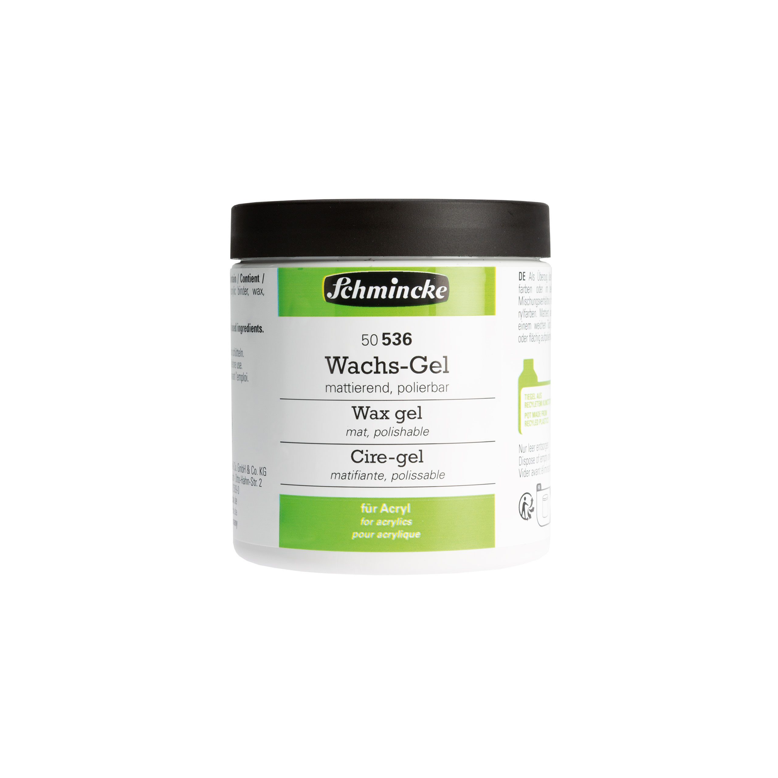 Schmincke Acrylfarbe Wachs-Gel mattierend, polierbar 250ml 50 536 057