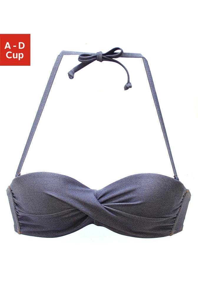 Sunseeker BügelBandeauBikiniTop »Jeans«, in JeansOptik online