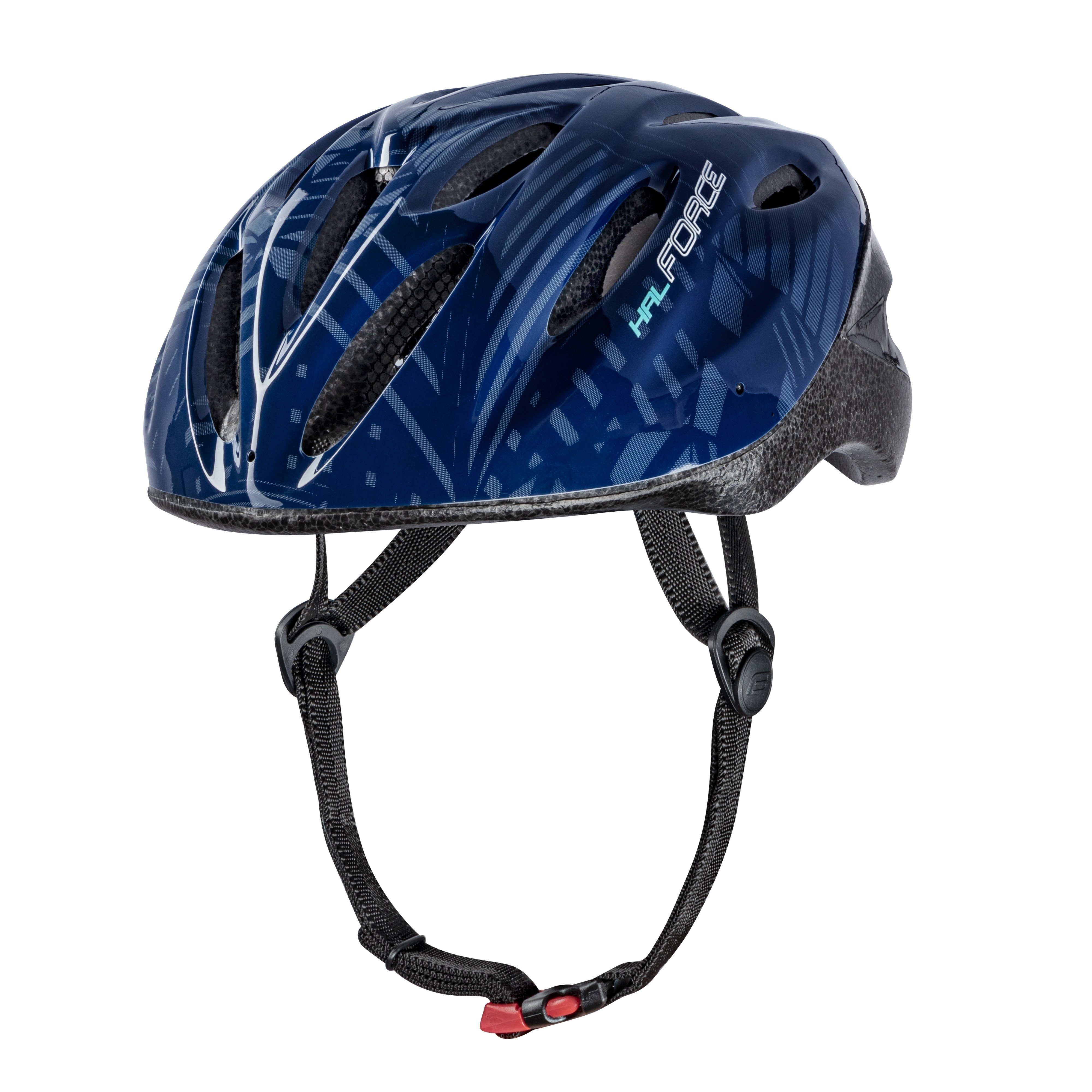 FORCE Fahrradhelm Helm FORCE HAL blue navy S - M
