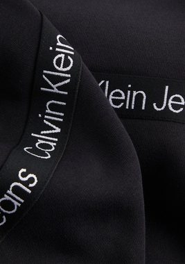 Calvin Klein Jeans Sweatshirt mit Logo-Tape Applikationen