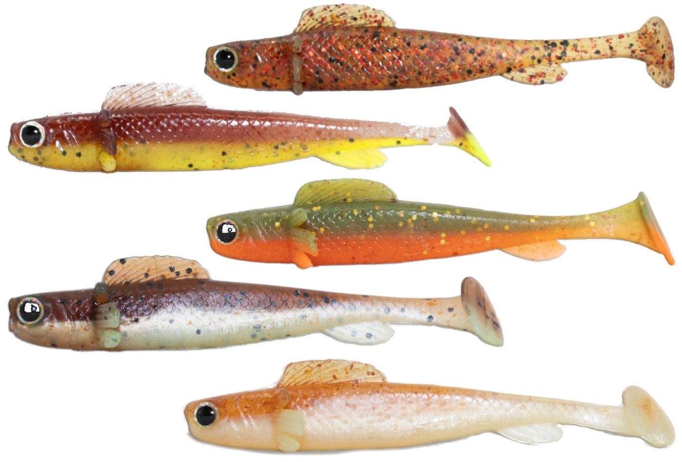 Kunstköder Lurejunks Finisher Shad - 5 Gummifische