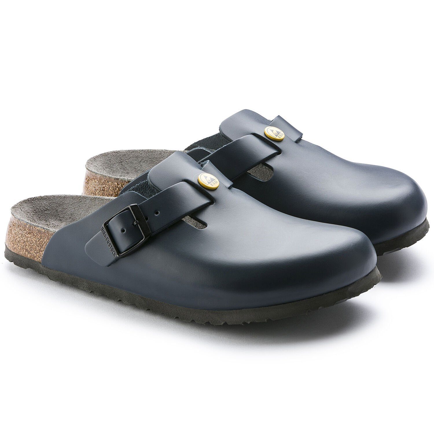 Birkenstock BOSTON ESD Pantolette antistatisch, aus Naturleder