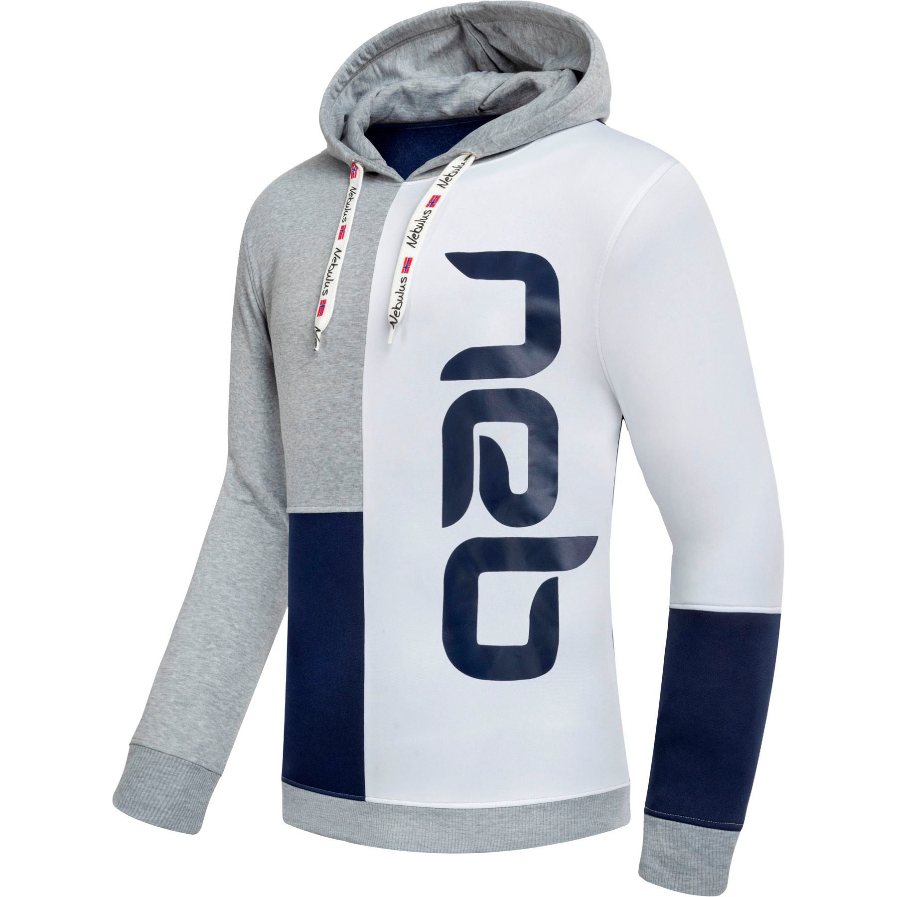 Nebulus Hoodie NEB, P6100 - Herren, navy-weiß-grau, XXL günstig online kaufen