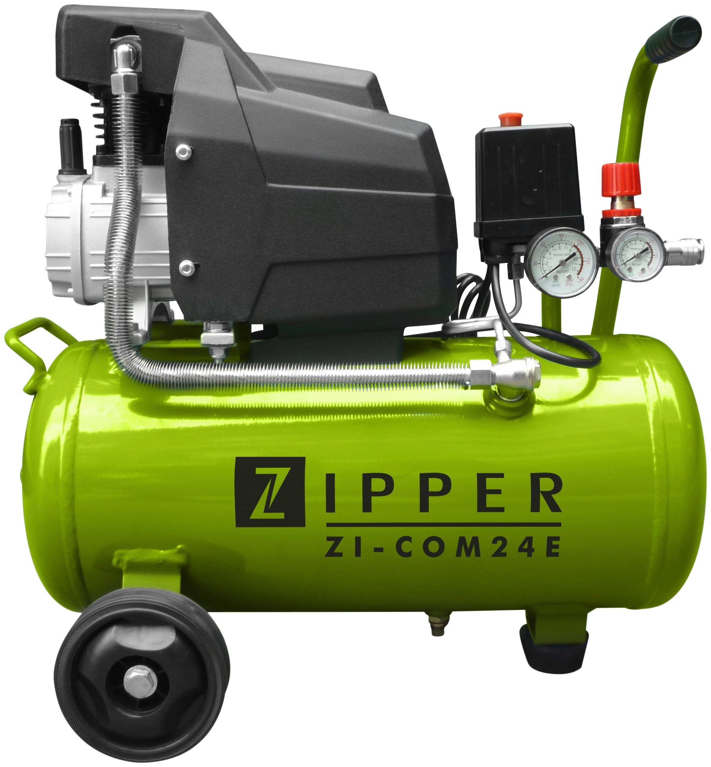 ZIPPER Kompressor ZI-COM24E, 1100 W, max. 8 bar, 24 l
