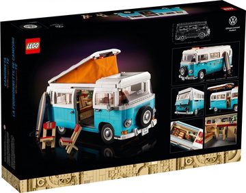 LEGO® Konstruktionsspielsteine LEGO® Volkswagen T2 Campingbus, (Set, 2207 St)