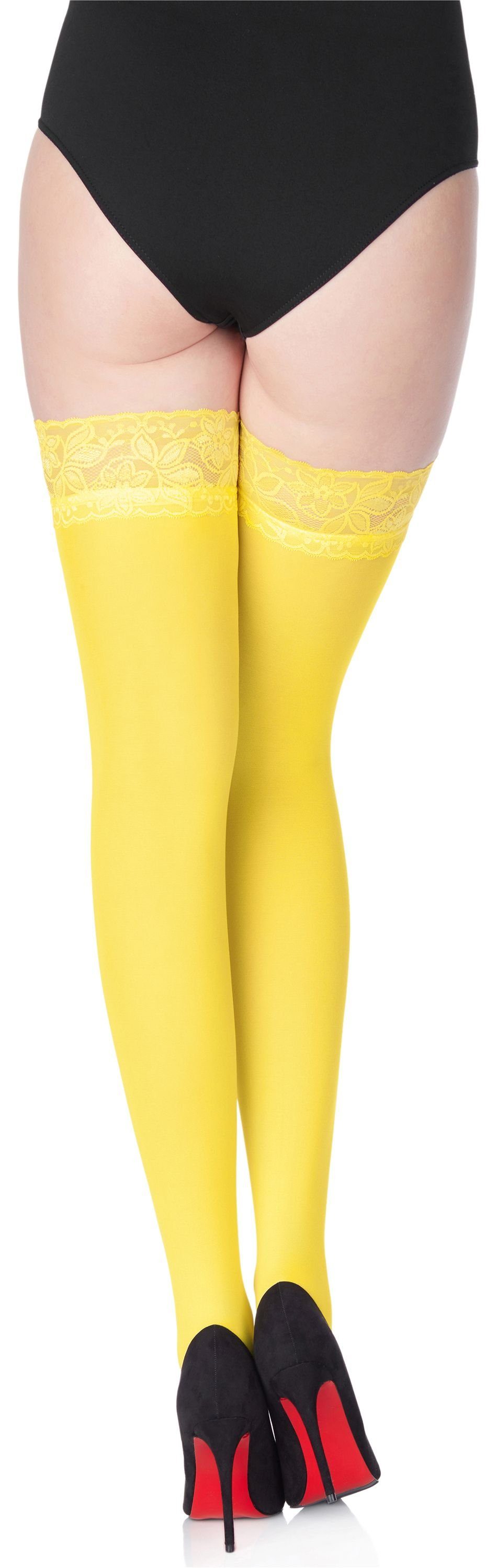 Merry Style Strapsstrümpfe Damen halterlose Mikrofaser günstig online kaufen