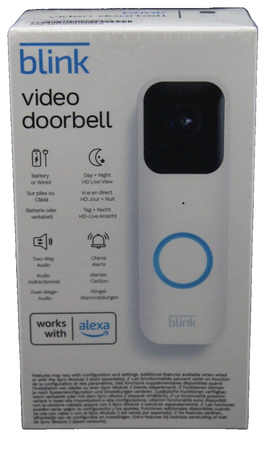 blink Smart Home Türklingel Video Doorbell (Außenbereich, Innenbereich, Set, mit Mikrofon)