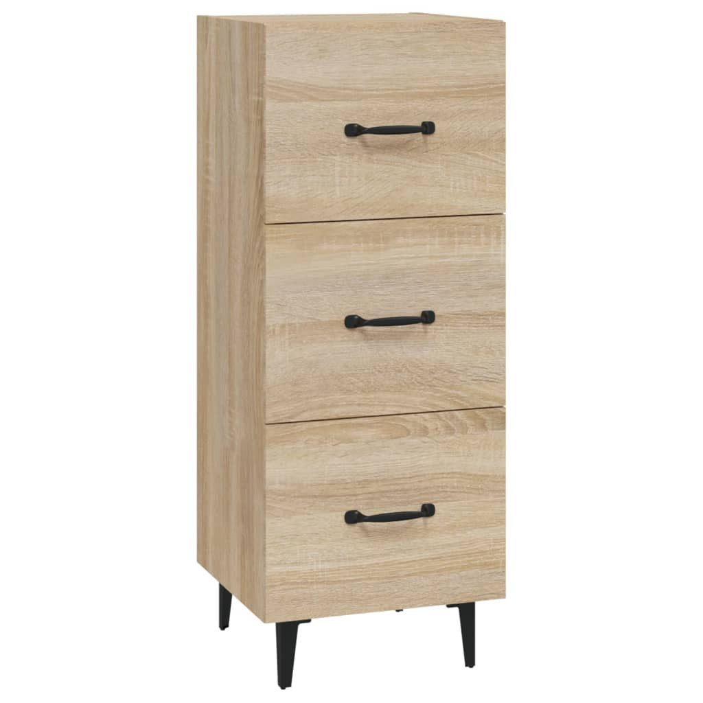 Sideboard NA Sideboard Sonoma Eiche 34,5x34x90 cm Spanplatte