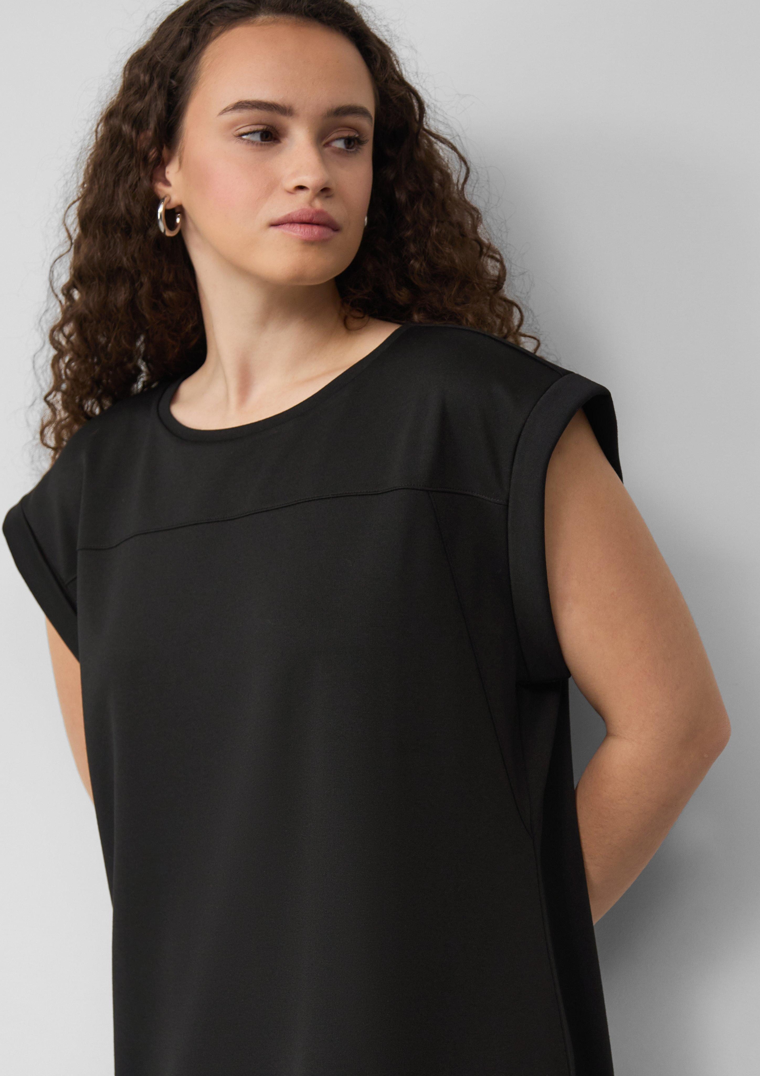 QS Minikleid Kurzes Kleid aus Interlockjersey günstig online kaufen