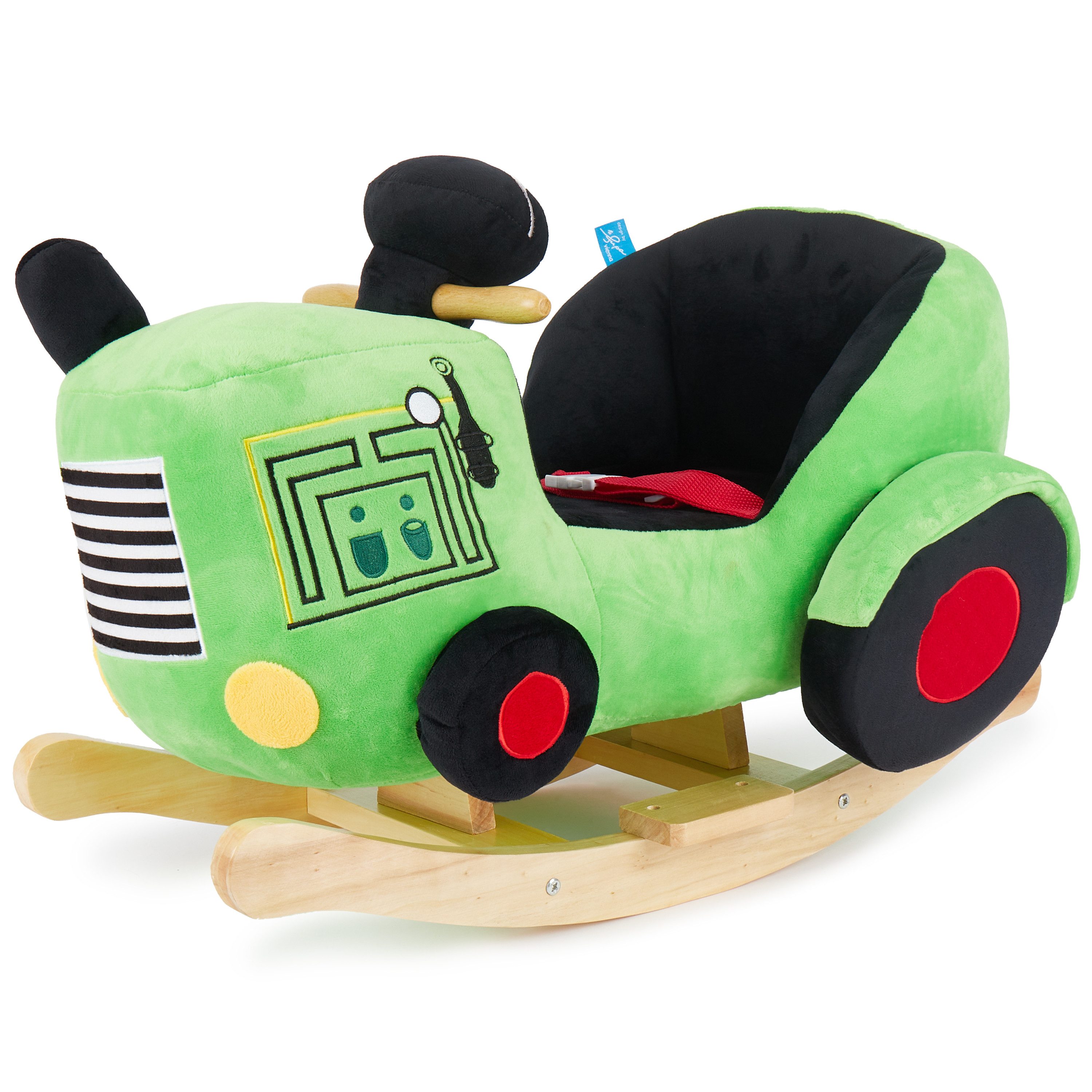 BIECO Schaukeltier Schaukeltier Traktor aus Plüsch günstig online kaufen