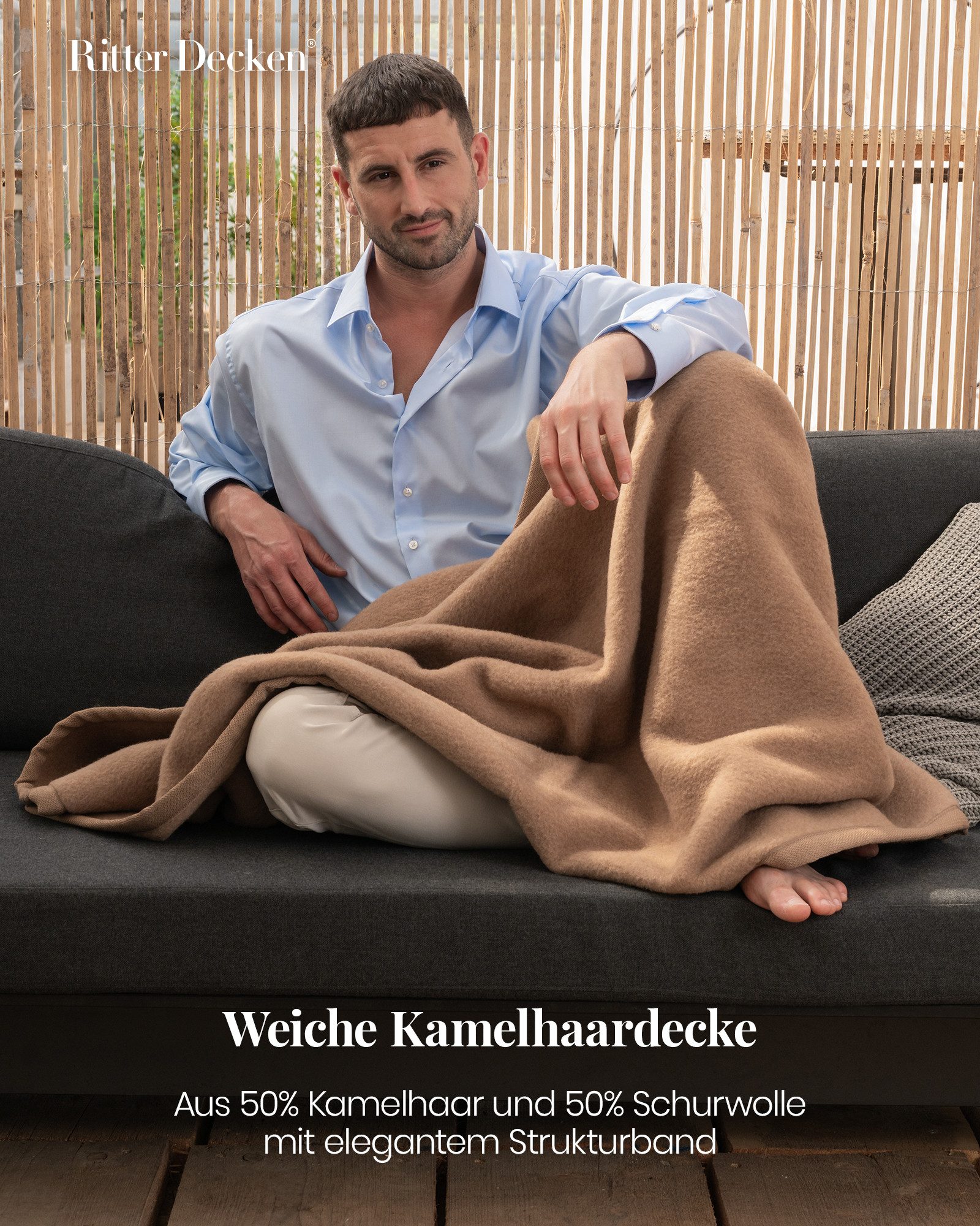 Wohndecke Extraweiche Wolldecke Mandarin aus einem günstig online kaufen