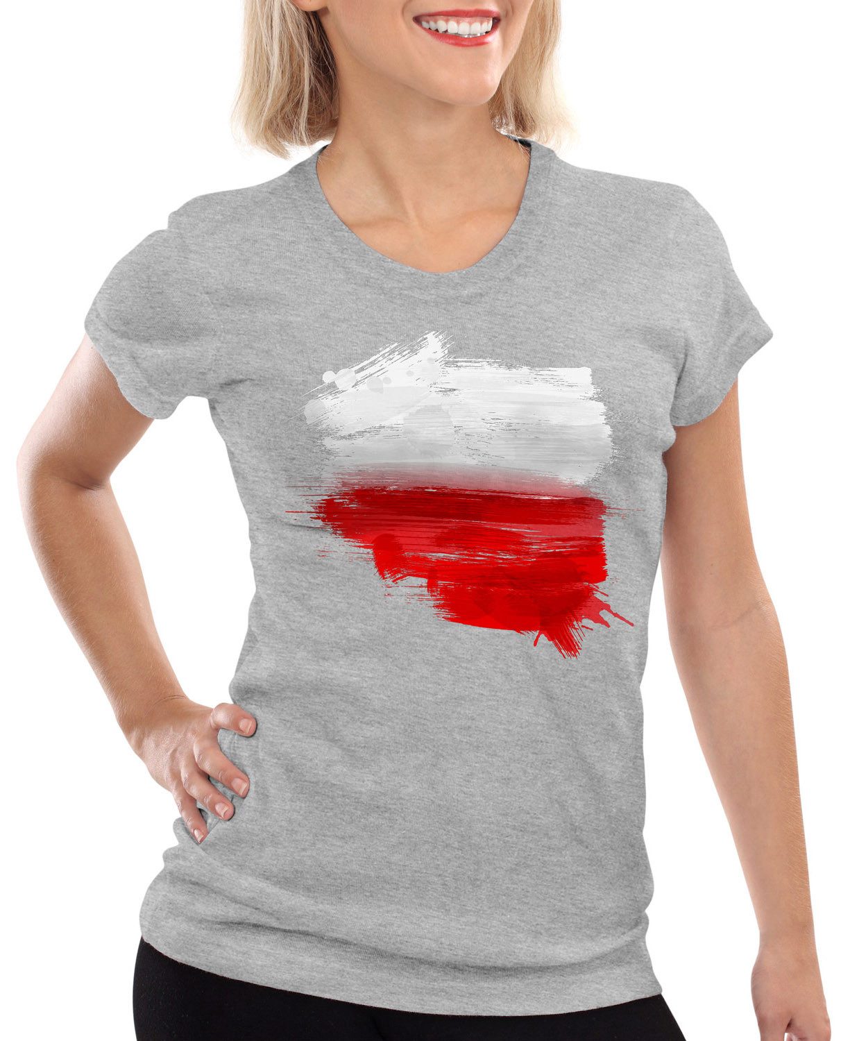 style3 T-Shirt Flagge Polen Fußball Sport günstig online kaufen