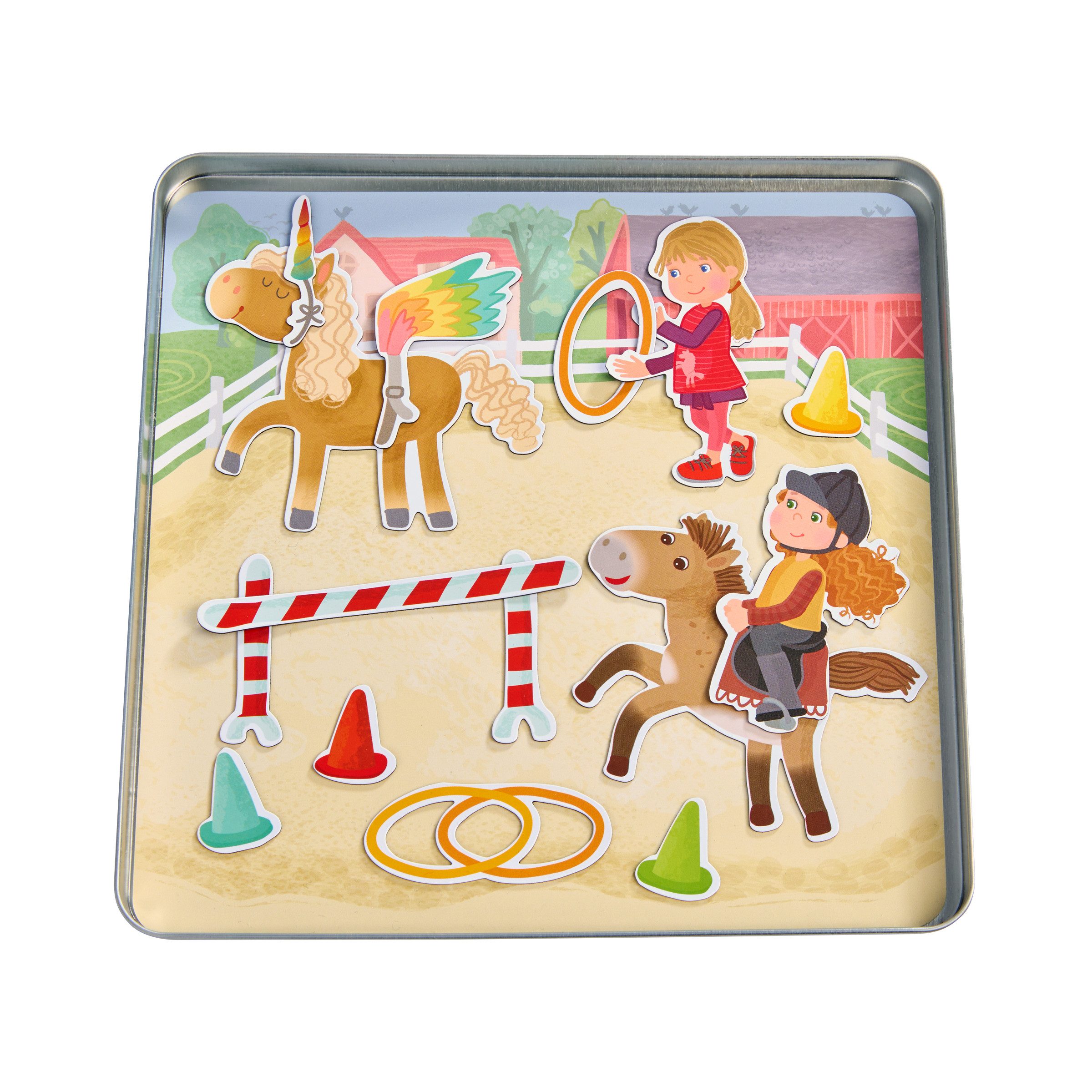 Haba Spiel Magnetspiel-Box Pferde, Kinderspiel