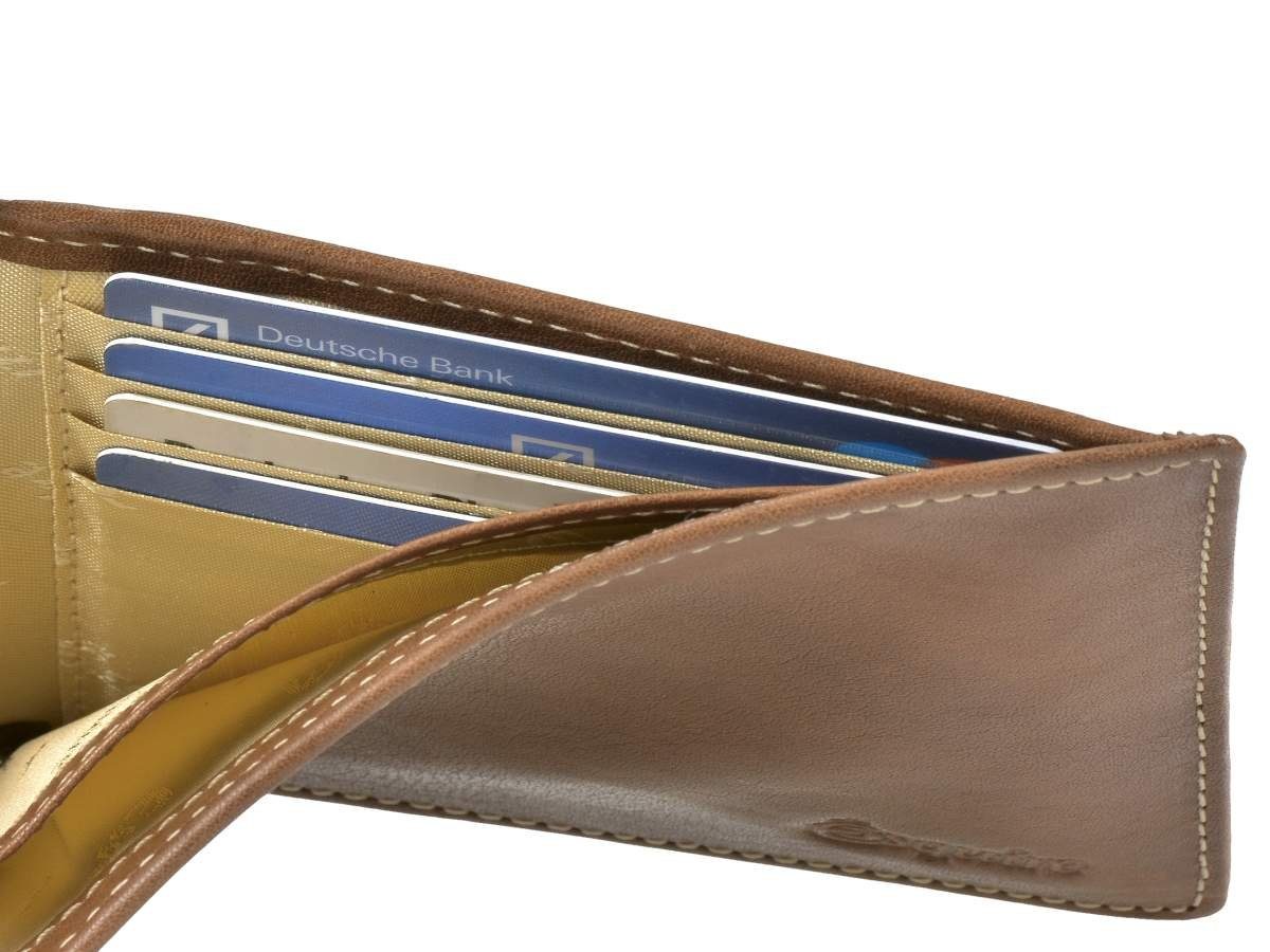 Herren Alle Herrentaschen Esquire Geldbörse Denver (oA), Geldbeutel quer, Herrenbörse, Portemonnaie, mit RFID Schutz, 8 Kartenfä