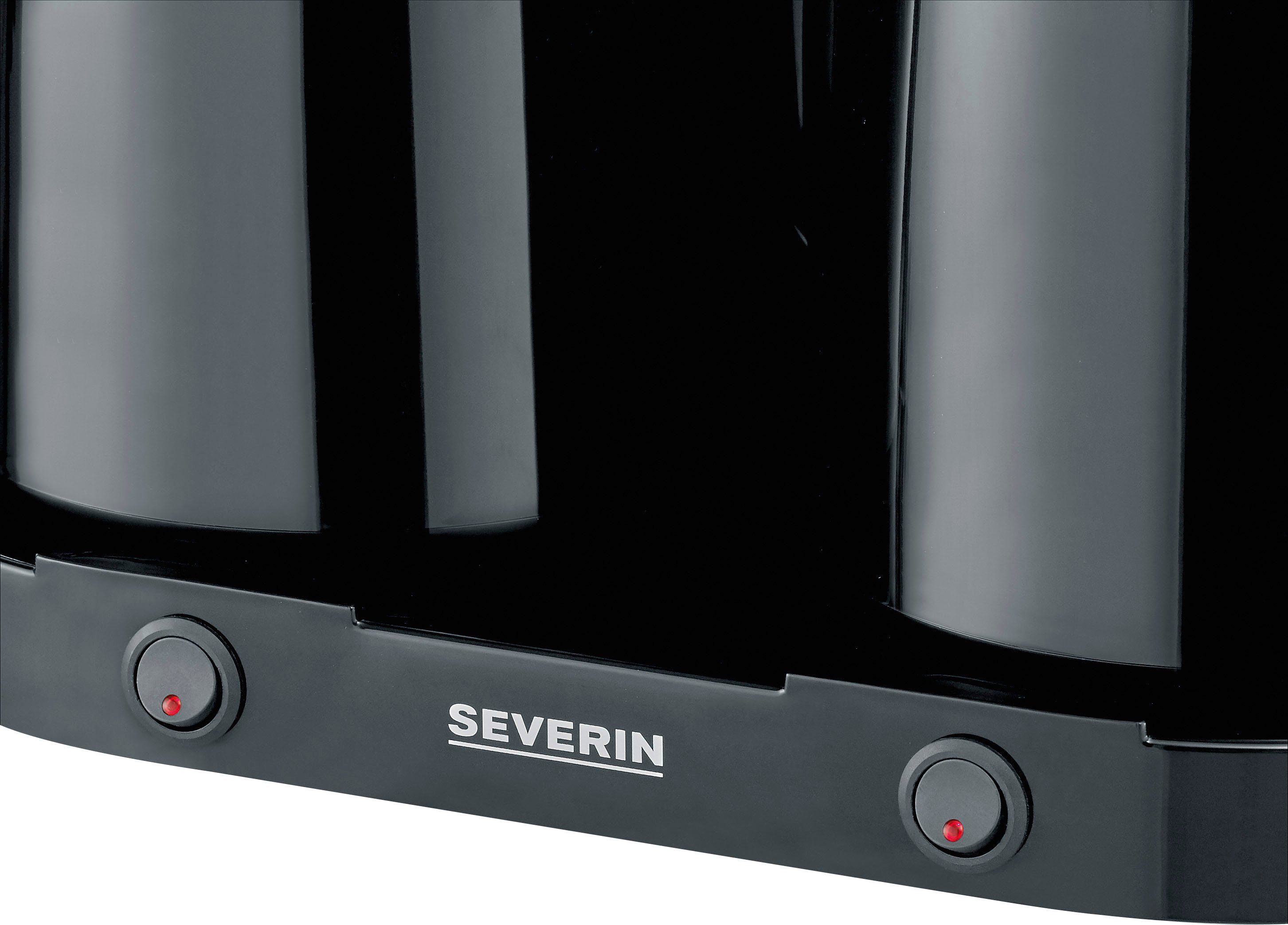 Severin 9315 KA 1x4 Kaffeekanne, Filterkaffeemaschine Duo, Papierfilter 1l schwarz