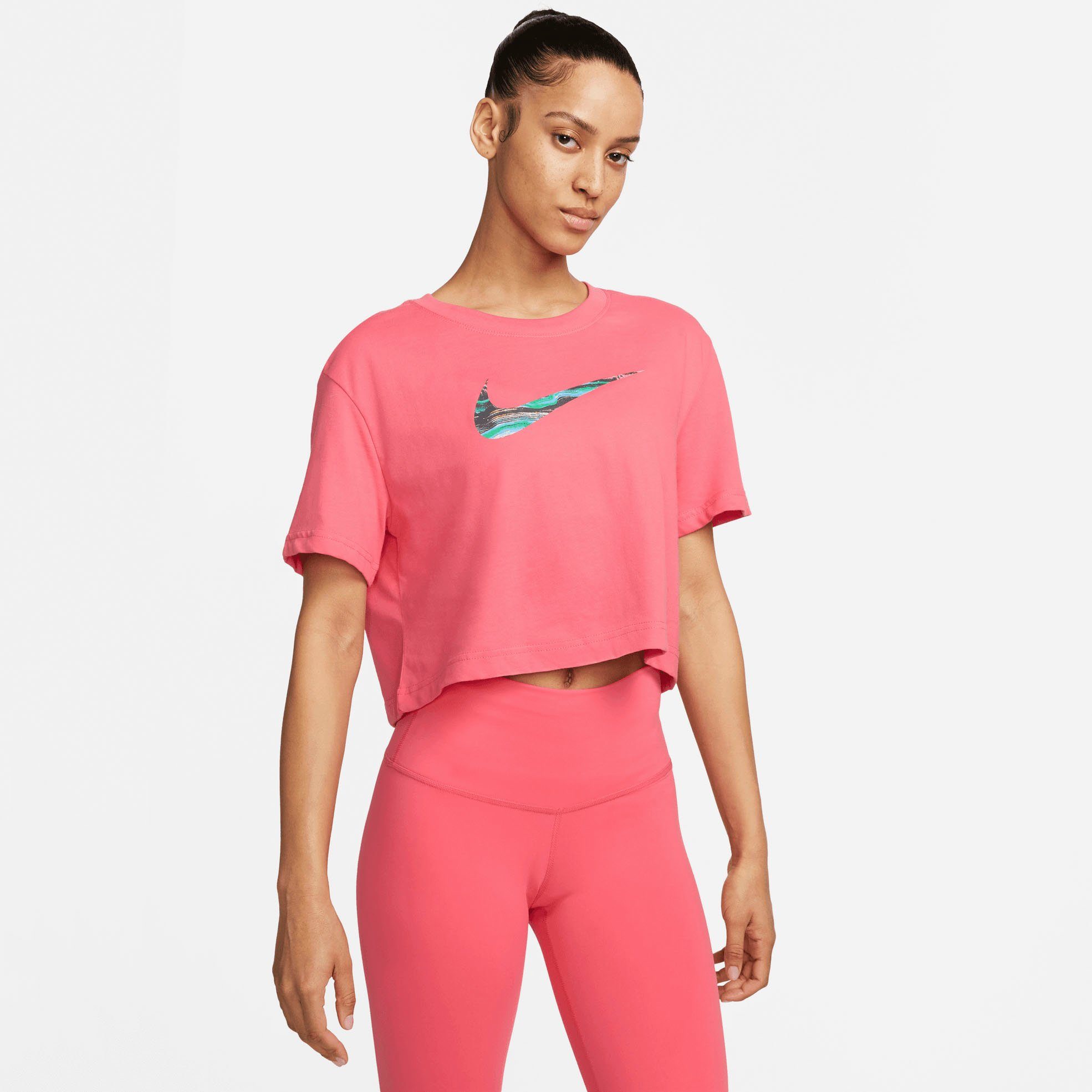 Nike Trainingsshirt Dri-FIT Women's Short-Sleeved Cropped günstig online kaufen