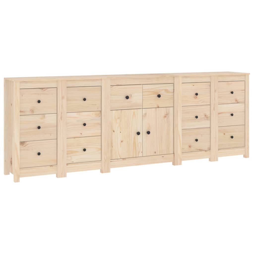 vidaXL Sideboard Sideboard 230x35x80 cm Massivholz günstig online kaufen