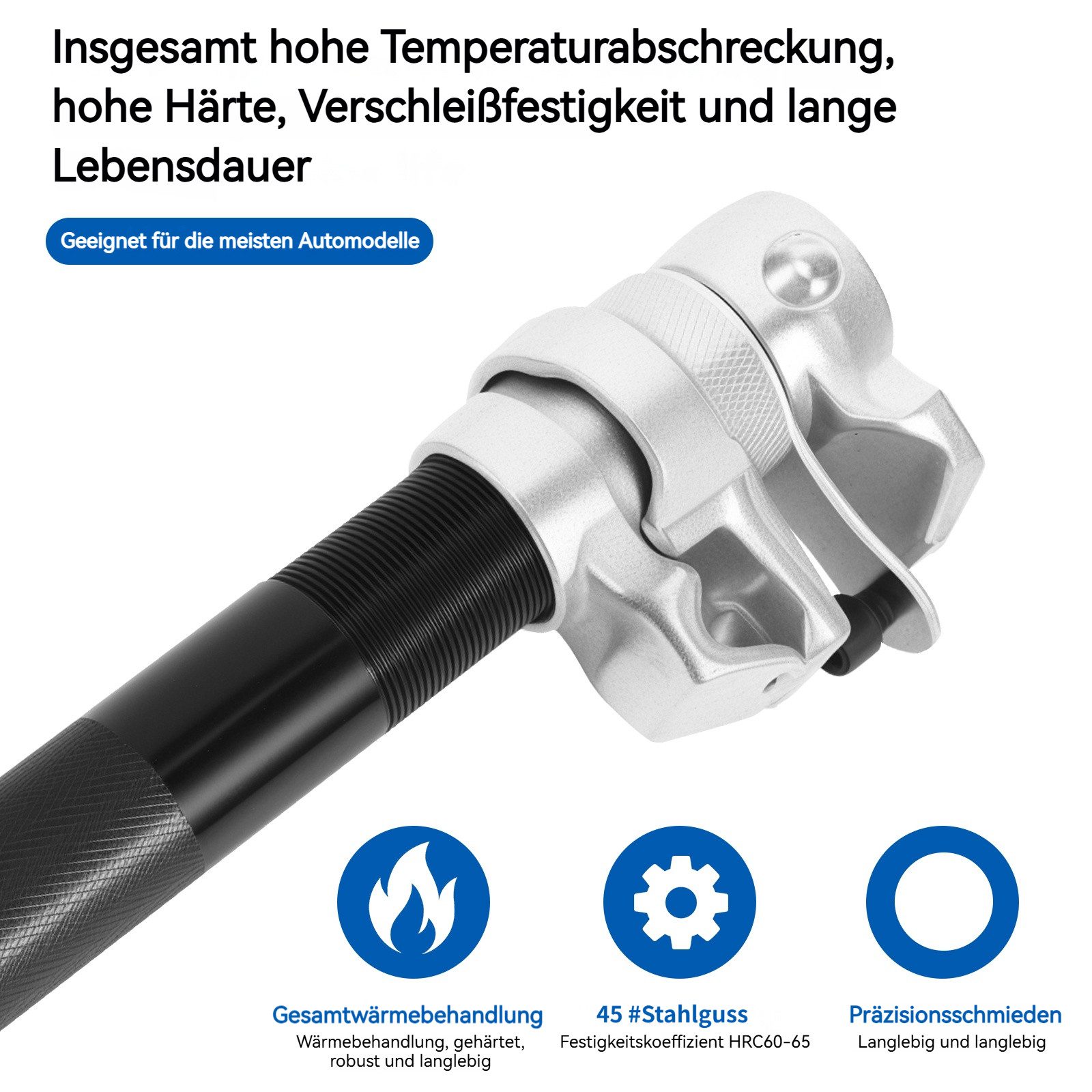 BlingBin Demontagewerkzeug 2tlg Universal Federspanner KFZ Auto Profi Feder Spanner Stossdämpfer, B: 2 cm, (1er Set, 3-tlg., 3tlg), Tuning & Tieferlegung, Spann – Bild 3 von 5