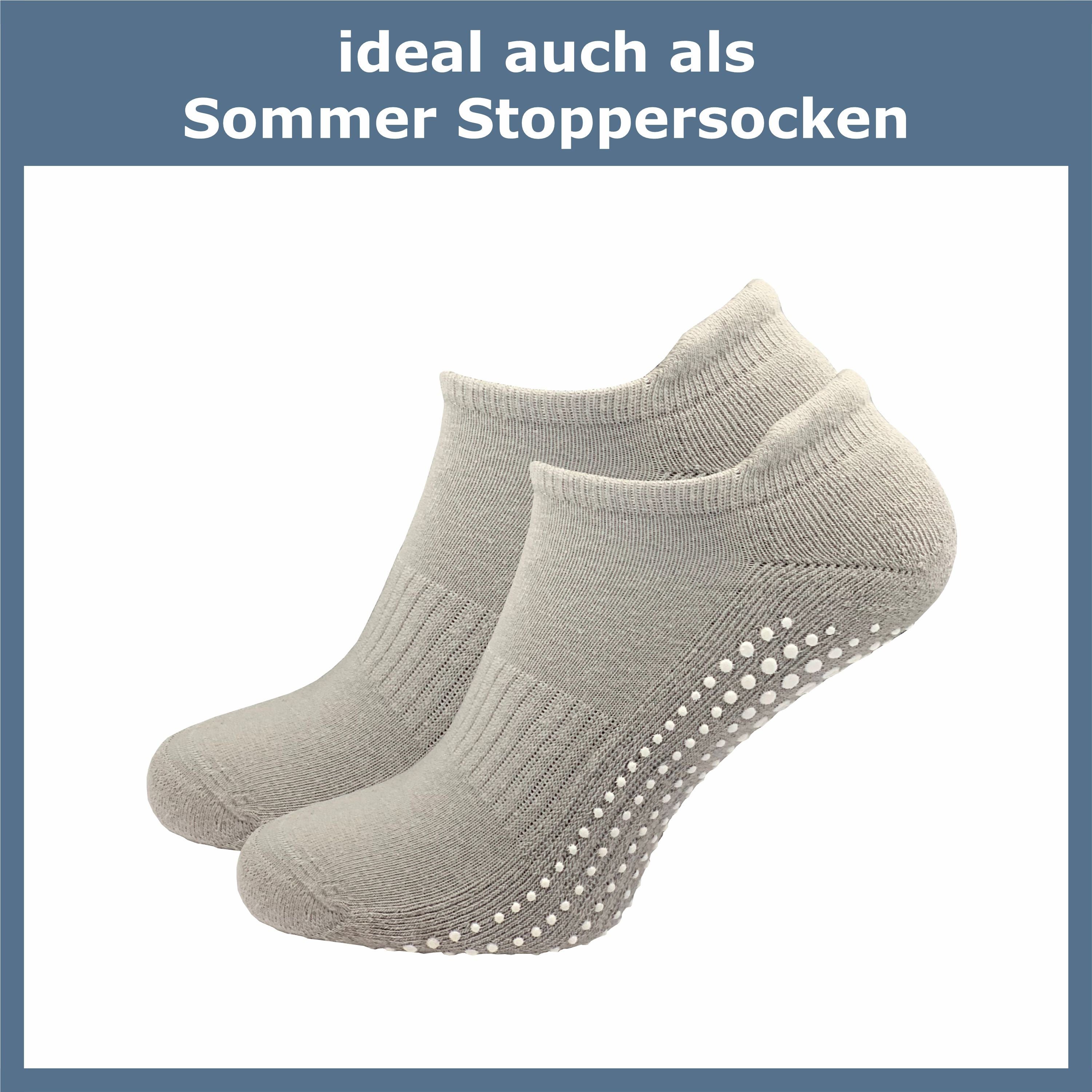 (3 - Yoga - - hohem auf sicherer - & Halt Socken 1 GAWILO Böden mit glatten ABS-Socken rutschfest für Pilates farbig Damen Baumwollanteil Paar)