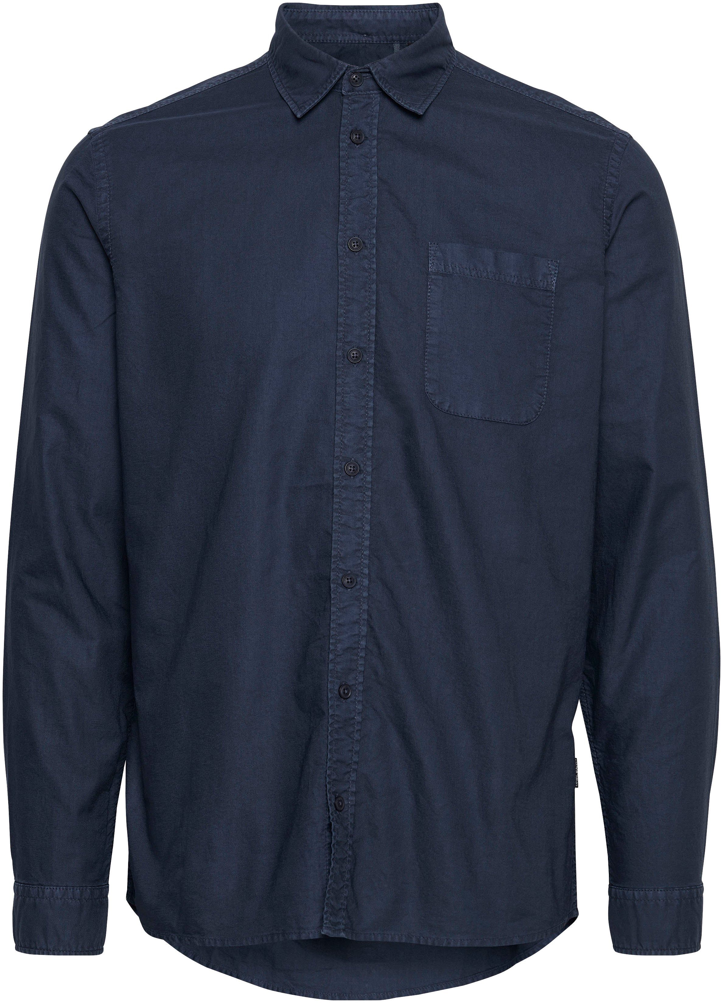 BL Langarmhemd Blue BHBugley Blend Shirt