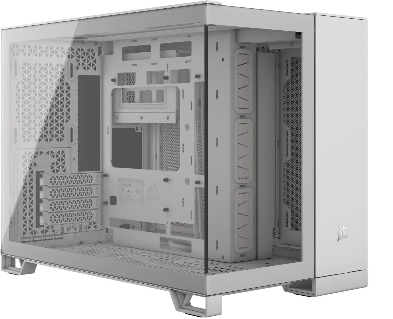 Corsair Корпуса ПК 2500X Tempered Glass mATX Mid-Tower