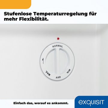 exquisit Kühlschrank KB05-V-151E, 49.5 cm hoch, 45 cm breit, manuelle Temperaturregelung, Türanschlag wechselbar