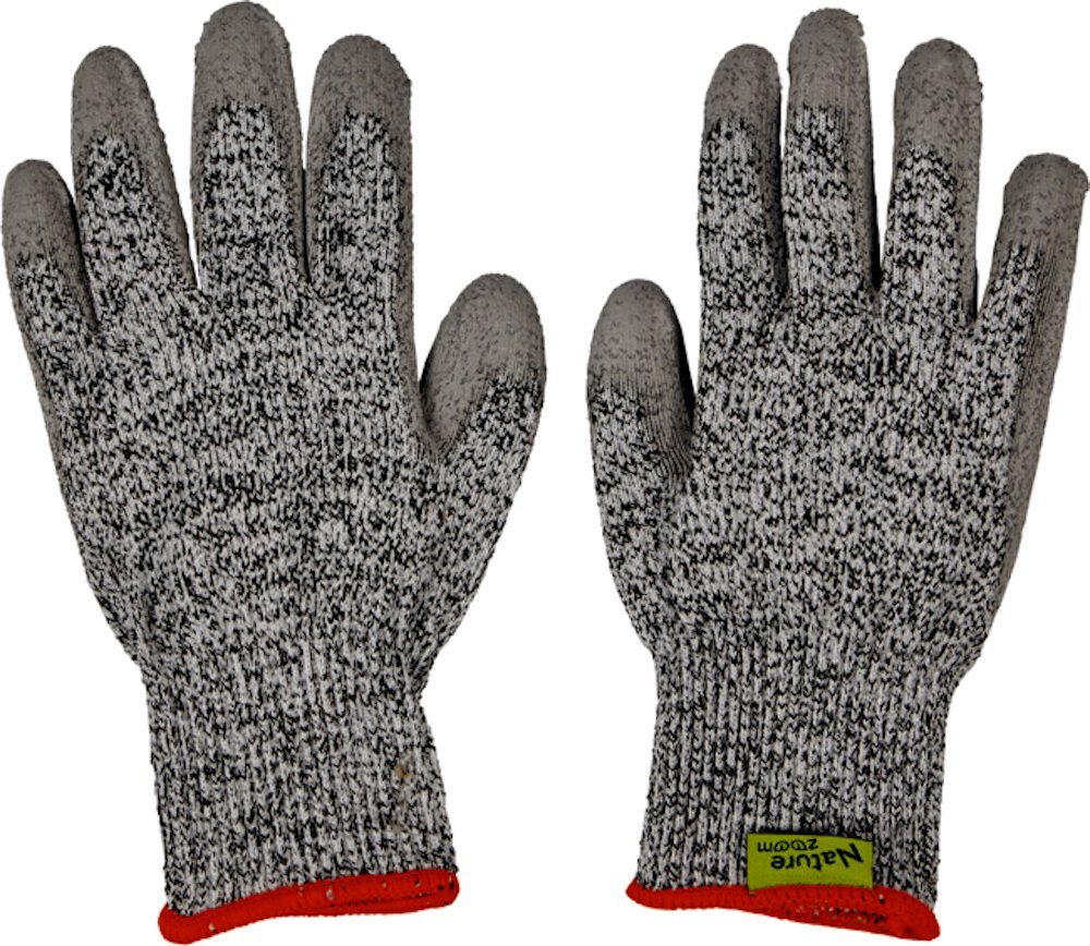 COPPENRATH DIE SPIEGELBURG Schnittschutzhandschuhe Schnitzhandschuhe Set Nature Zoom (ca. 22 x 10 cm) Kinder 8 - 12 Jahre (Set, 2-St., 1) Aus Hochleistungs-Polyethylen-Fasern.