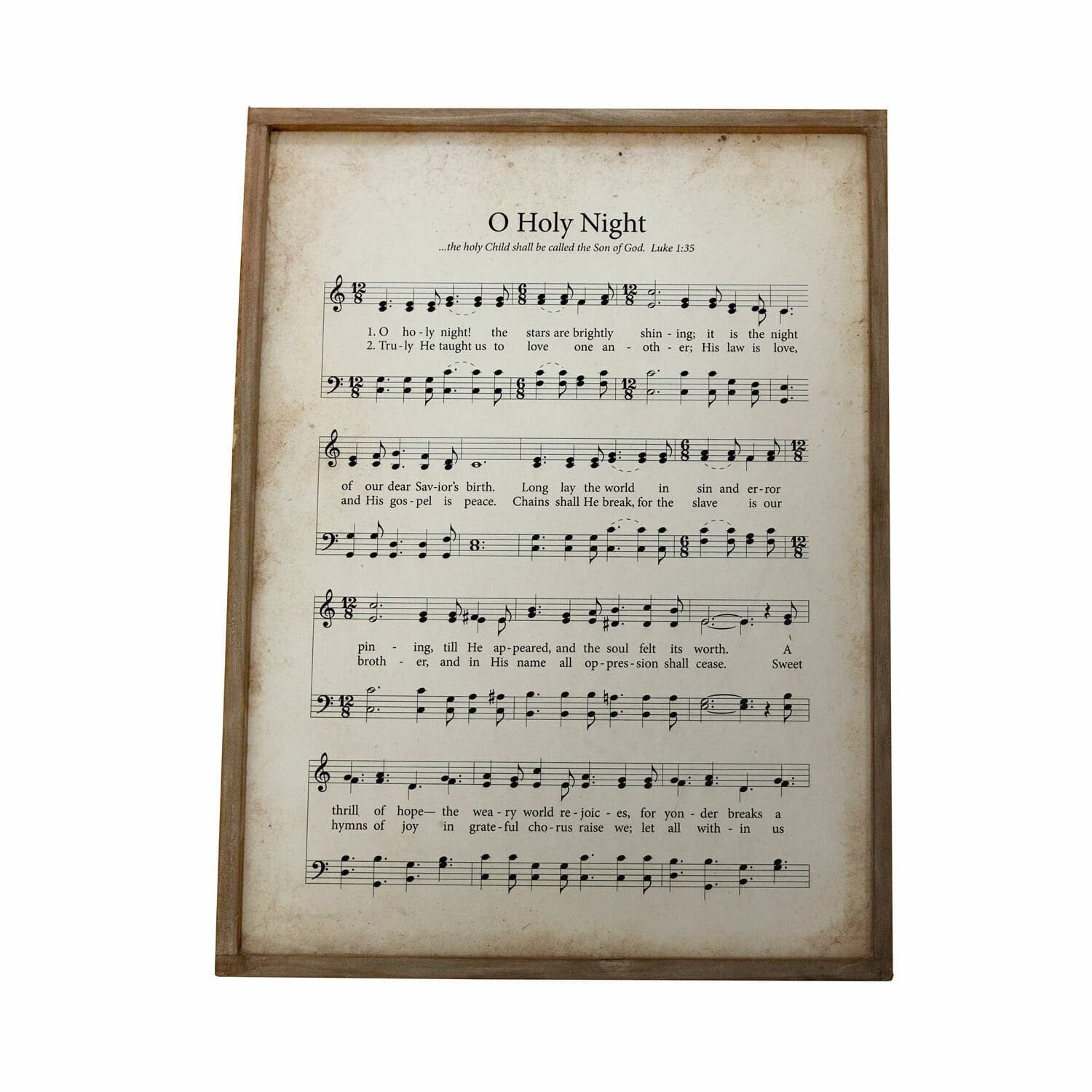 Mirabeau Wanddekoobjekt Bild Holy Night creme/braun günstig online kaufen