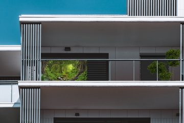 MuchoWow Balkonsichtschutz Dschungel - Grün - Natur - Tropisch - Pflanzen (1-St) Balkonbanner, Sichtschutz für den Balkon, Robustes und wetterfest