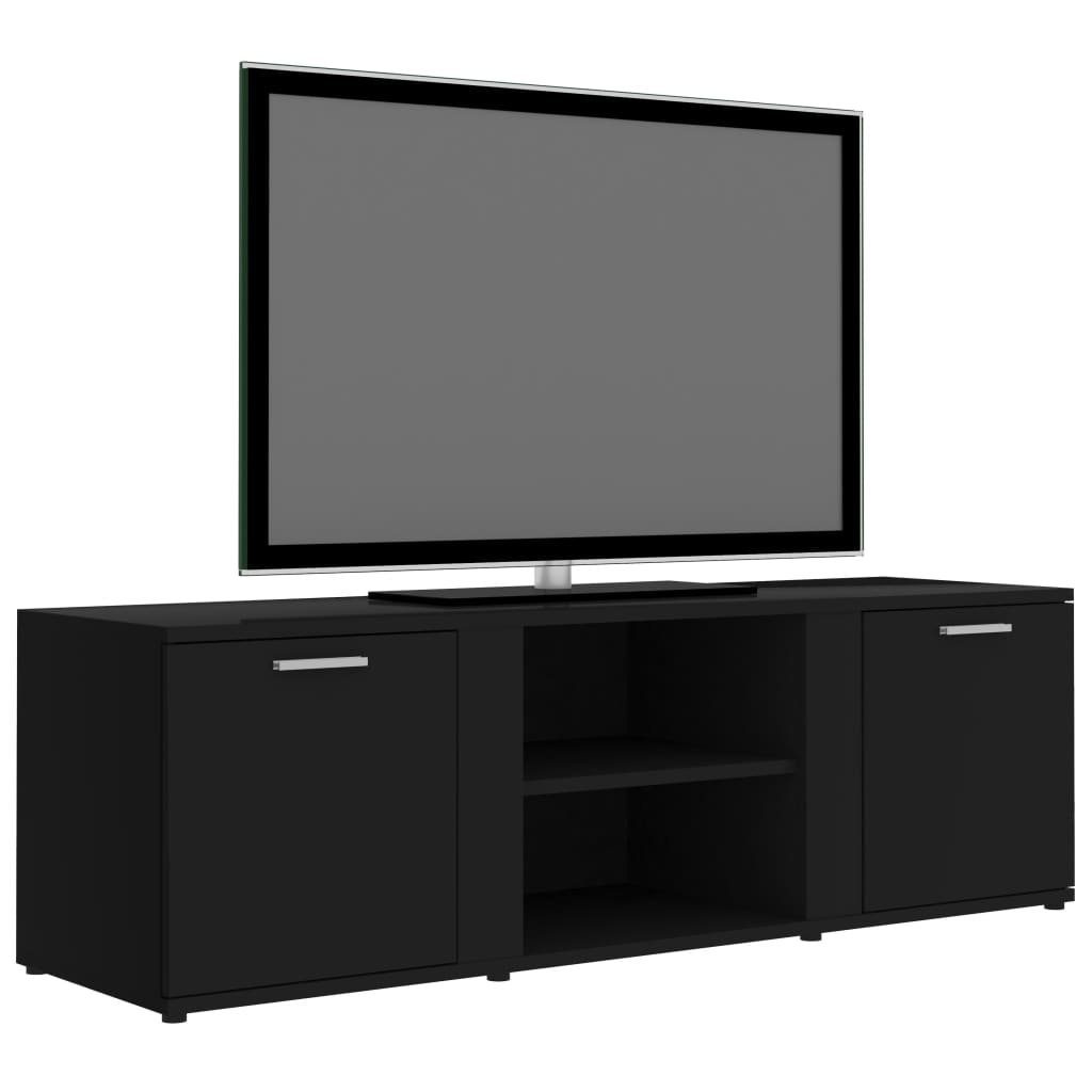 furnicato cm 120x34x37 Schwarz Holzwerkstoff TV-Schrank