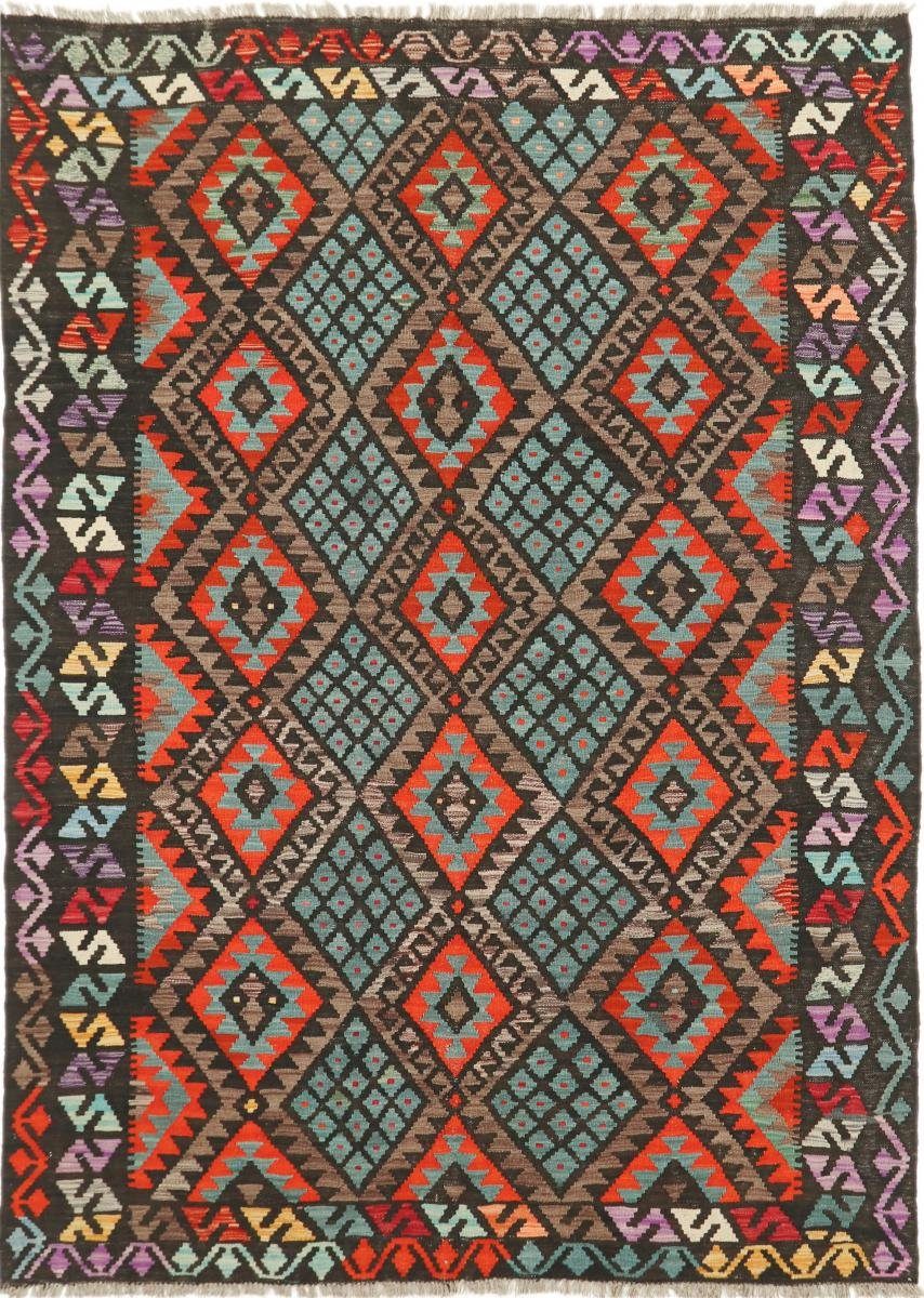 Orientteppich Kelim Afghan Heritage 180x247 Handgewebter Moderner Orientteppich, Nain Trading, rechteckig, Höhe: 3 mm